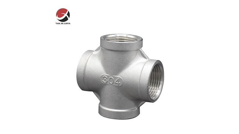 不(bu)鏽鋼等(deng)徑四通(tong)管件