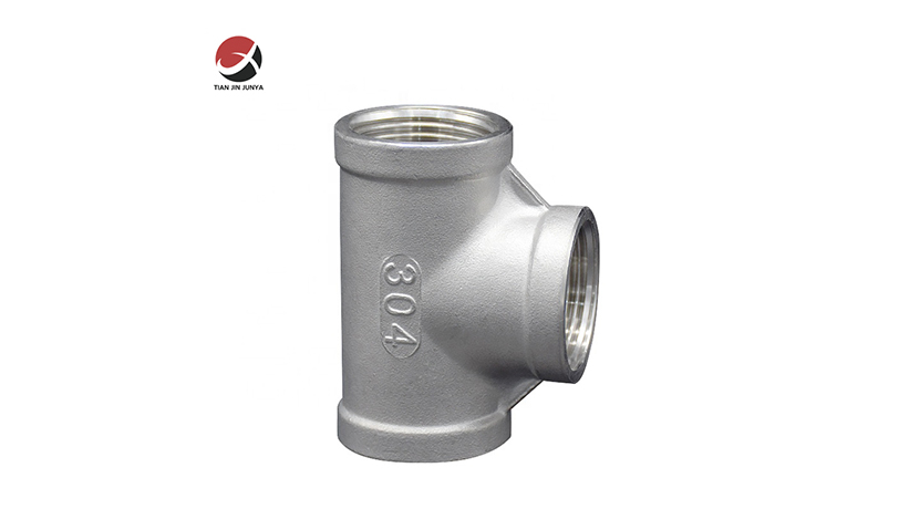 不(bu)鏽鋼等(děng)徑三通(tōng)管件