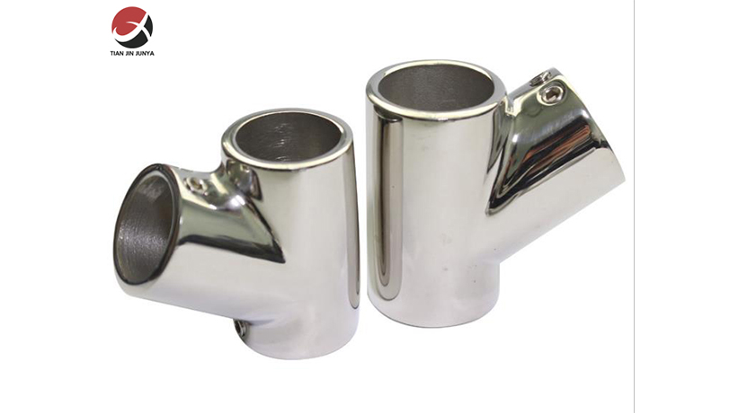  不鏽鋼60度(dù)三通船用五金(jīn)配件