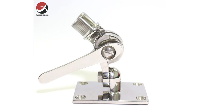 不鏽(xiù)鋼316船用五金配(pèi)件-底座調節式(shì)天線