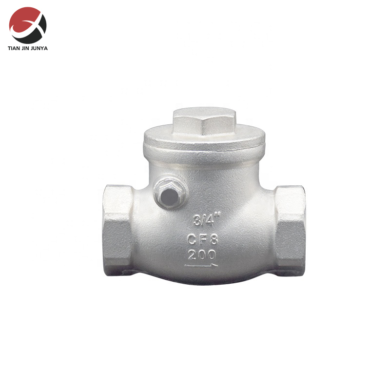 不鏽鋼(gang)内螺紋卧式(shì)單向止回閥(fá)